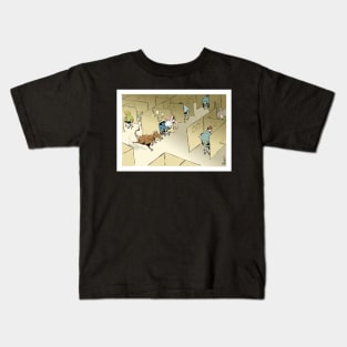 I see things when I work late. Kids T-Shirt